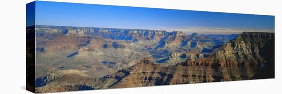 Mather Point, Grand Canyon National Park, Arizona, USA-Walter Bibikow-Stretched Canvas