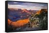 Mather Point Sunset I-Alan Hausenflock-Framed Stretched Canvas