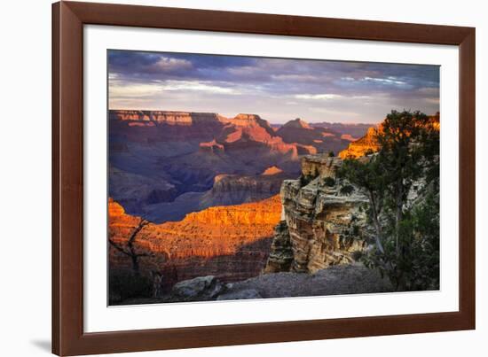 Mather Point Sunset I-Alan Hausenflock-Framed Photographic Print