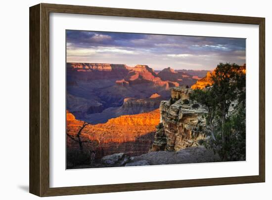 Mather Point Sunset I-Alan Hausenflock-Framed Photographic Print