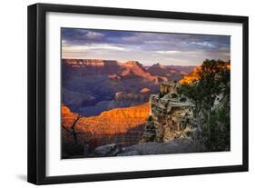 Mather Point Sunset I-Alan Hausenflock-Framed Photographic Print