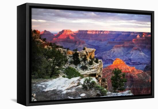 Mather Point Sunset III-Alan Hausenflock-Framed Stretched Canvas