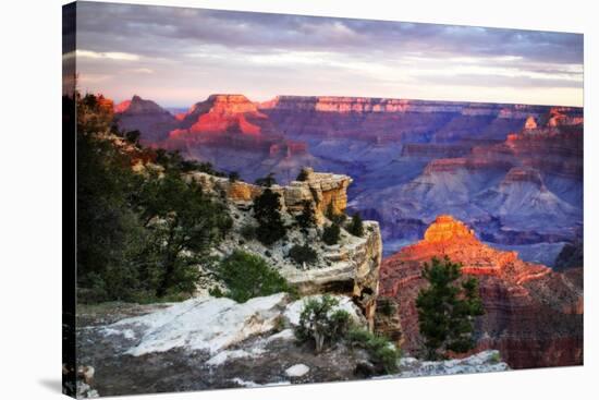 Mather Point Sunset III-Alan Hausenflock-Stretched Canvas