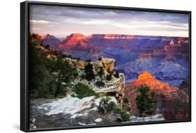 Mather Point Sunset III-Alan Hausenflock-Framed Photographic Print