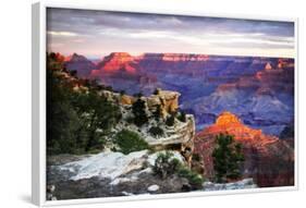 Mather Point Sunset III-Alan Hausenflock-Framed Photographic Print