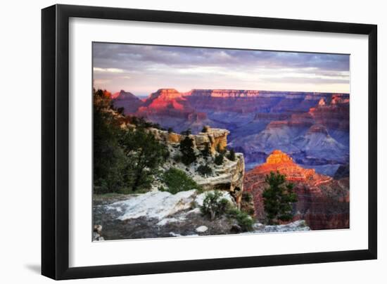 Mather Point Sunset III-Alan Hausenflock-Framed Photographic Print