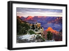 Mather Point Sunset III-Alan Hausenflock-Framed Photographic Print