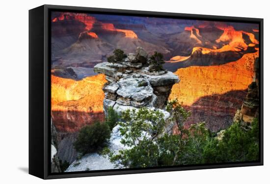 Mather Point Sunset IV-Alan Hausenflock-Framed Stretched Canvas