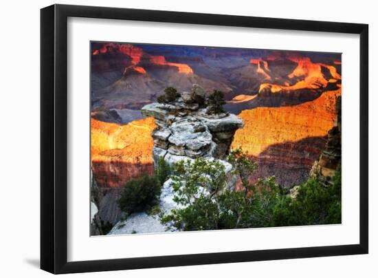 Mather Point Sunset IV-Alan Hausenflock-Framed Photographic Print