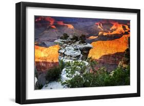 Mather Point Sunset IV-Alan Hausenflock-Framed Photographic Print