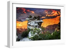 Mather Point Sunset IV-Alan Hausenflock-Framed Photographic Print