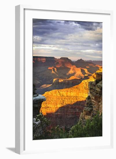 Mather Point Sunset V-Alan Hausenflock-Framed Photographic Print