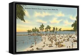 Matheson Hammock Beach, Miami, Florida-null-Framed Stretched Canvas