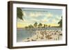 Matheson Hammock Beach, Miami, Florida-null-Framed Art Print