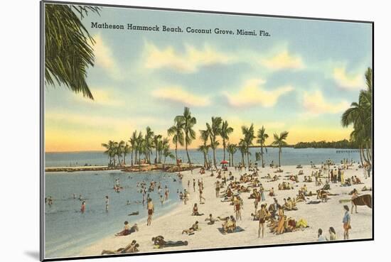 Matheson Hammock Beach, Miami, Florida-null-Mounted Art Print