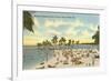 Matheson Hammock Beach, Miami, Florida-null-Framed Premium Giclee Print