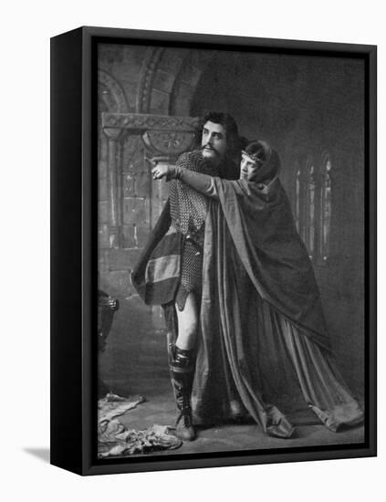 Matheson Lang (1879-194) and Hutin Britton in Macbeth, 1911-1912-null-Framed Stretched Canvas