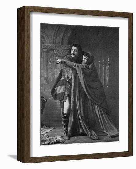 Matheson Lang (1879-194) and Hutin Britton in Macbeth, 1911-1912-null-Framed Giclee Print