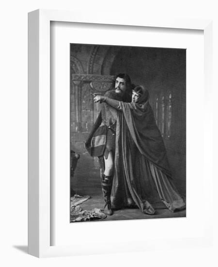 Matheson Lang (1879-194) and Hutin Britton in Macbeth, 1911-1912-null-Framed Giclee Print