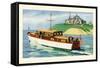 Mathews 46' Enclosed Bridge Deck Cruiser-Douglas Donald-Framed Stretched Canvas