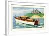 Mathews 46' Enclosed Bridge Deck Cruiser-Douglas Donald-Framed Art Print