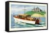 Mathews 46' Enclosed Bridge Deck Cruiser-Douglas Donald-Framed Stretched Canvas