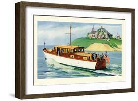 Mathews 46' Enclosed Bridge Deck Cruiser-Douglas Donald-Framed Art Print