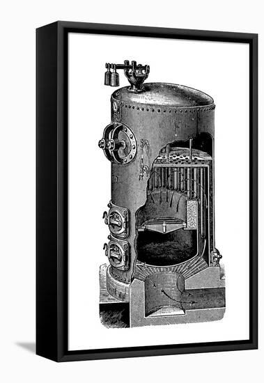 Mathian Steam Boiler-Mark Sykes-Framed Stretched Canvas