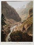 View of the New Simplon Pass, 1811-Mathias Gabriel Lory-Giclee Print