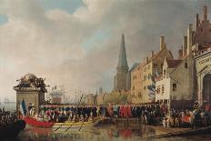 Napoleon and Josephine Enter Antwerp-Mathieu Ignace van Bree-Giclee Print