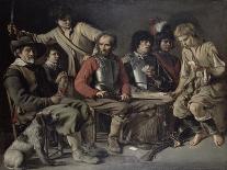 Peasants in a Tavern, 1640S-Mathieu Le Nain-Giclee Print