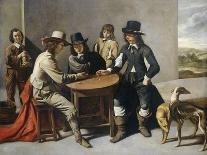 Dice Players, 1630-80-Mathieu Le Nain-Framed Giclee Print