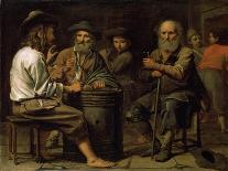 Peasants in a Tavern, 1640S-Mathieu Le Nain-Giclee Print