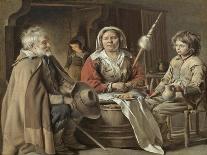 Peasants in a Tavern, 1640S-Mathieu Le Nain-Giclee Print