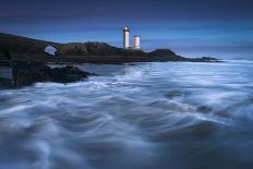 Toute La Force De La Nature Lors Du Passage De La Tempête Ruzica Au Phare De La Jument-Mathieu Rivrin-Photographic Print