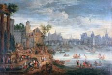 The Seine River, Paris, 17th Century-Mathieu Schoewaerdts-Giclee Print