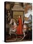 Mathild of Canossa on Horseback-Orazio Farinati-Stretched Canvas