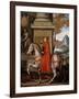 Mathild of Canossa on Horseback-Orazio Farinati-Framed Giclee Print