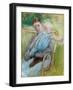 Mathilde Holding Baby, C. 1889-Mary Cassatt-Framed Giclee Print