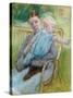 Mathilde Holding Baby, C. 1889-Mary Cassatt-Stretched Canvas