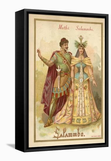 Matho and Salammbo, from Ernest Reyer's Opera Salammbo-null-Framed Stretched Canvas