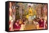 Matho Monastery, Indus Valley Nr Leh, Ladakh, India-Peter Adams-Framed Stretched Canvas