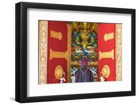 Matho Monastery, Indus Valley Nr Leh, Ladakh, India-Peter Adams-Framed Premium Photographic Print