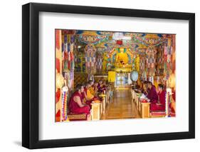 Matho Monastery, Indus Valley Nr Leh, Ladakh, India-Peter Adams-Framed Photographic Print