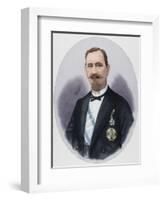 Matias Lopez Lopez (1825-1891). by Arturo Carretero (1852-1903). Coloured-Arturo Carretero y Sánchez-Framed Giclee Print