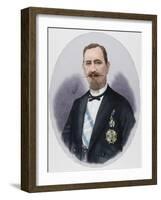 Matias Lopez Lopez (1825-1891). by Arturo Carretero (1852-1903). Coloured-Arturo Carretero y Sánchez-Framed Giclee Print