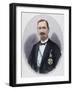 Matias Lopez Lopez (1825-1891). by Arturo Carretero (1852-1903). Coloured-Arturo Carretero y Sánchez-Framed Giclee Print