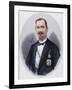 Matias Lopez Lopez (1825-1891). by Arturo Carretero (1852-1903). Coloured-Arturo Carretero y Sánchez-Framed Giclee Print