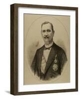 Matias Lopez Lopez (1825-1891). by Arturo Carretero (1852-1903). Galicia, Spain-Arturo Carretero y Sánchez-Framed Giclee Print