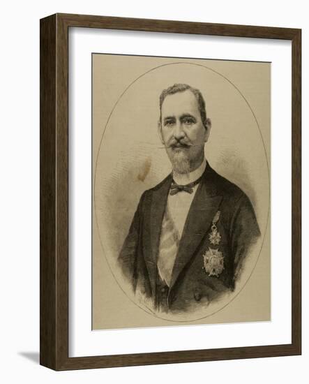 Matias Lopez Lopez (1825-1891). by Arturo Carretero (1852-1903). Galicia, Spain-Arturo Carretero y Sánchez-Framed Giclee Print